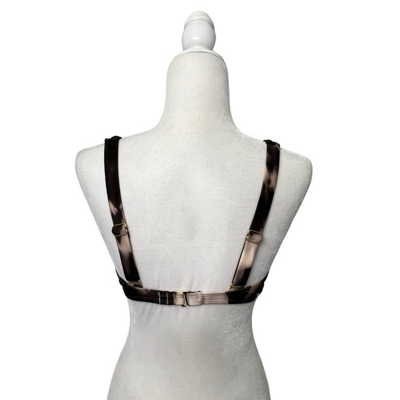 Shade & Shore Multicolored U Shaped Bikini Top - Size M (8-10) - Picture 8 of 13